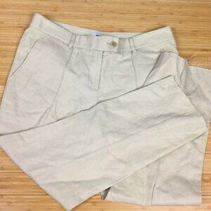 Moschino Cheap & Chic Vintage 90s Cream Capri Pants 10